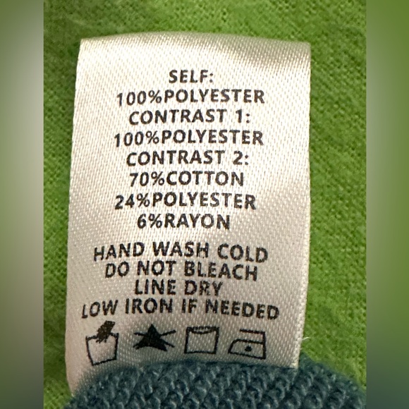 Altar'd State Green & Cream Top Wonen’s Sz M - Picture 7 of 7